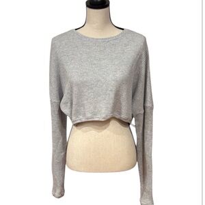 Forever 21 Gray Crop Top